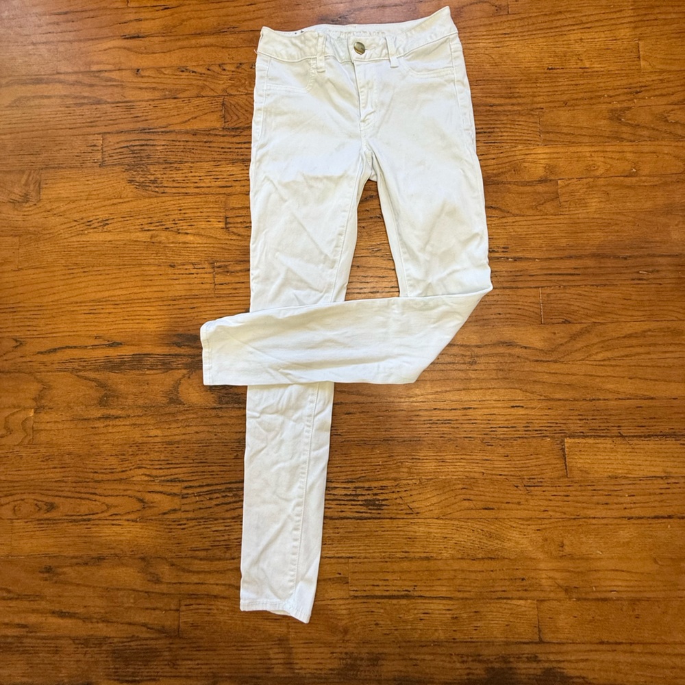 American Eagle Outfitters Cream Jeggings
